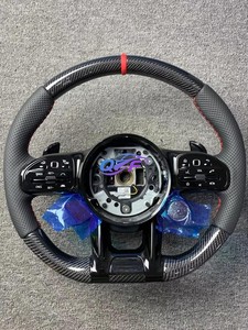 <span class=keywords><strong>Volant</strong></span> en fibre de carbone personnalisable pour Mercedes-Benz AMG GT G63 W213 W223 W206 W205 W204 <span class=keywords><strong>A45</strong></span> GLA45 E63 G65 X290 - Product Image 2