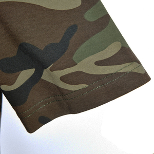 T-shirts camouflage de haute qualité Service OEM en gros T-shirts camouflage 100% coton T-shirts à manches courtes - Product Image 4