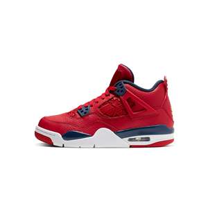 Chaussures pour garçons <span class=keywords><strong>Air</strong></span> <span class=keywords><strong>Jordan</strong></span> <span class=keywords><strong>4</strong></span> Retro SE FIBA GS [408452-617] été, printemps, hiver avec semelle intérieure en caoutchouc et en mesh - Product Image 1
