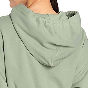 เสื้อฮู้ดผู้หญิง OEM ผ้าเทอร์รี่คอตตอน 100% ระบายอากาศได้ดี ทรงครอปท็อป พร้อมโลโก้สั่งทำ สำหรับฤดูหนาว - Product Image 6