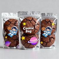 Sachets Doypack Brillants Personnalisés avec Logo pour Biscuits et Pâtisseries, Fermeture Éclair Supérieure, Vente en Gros Direct Usine