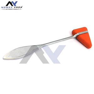 Martillo de Reflejos de Percusión de Acero Inoxidable Taylor Medical para Médicos y Enfermeras, Cabeza Roja, Potencia Manual para Clínicas, Pruebas Neurológicas - Product Image 4