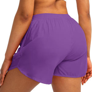 Shorts Deportivos Cortos de Cintura Alta para Mujer, para Gimnasio, Correr, Fitness, Yoga, Tenis, Entrenamiento, Estilo Biker, Fluidos - Product Image 1