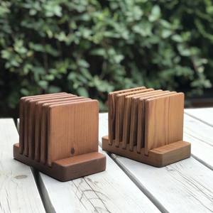 Posavasos redondos de bambú de alta calidad para mesa, artículos de cocina, Material de madera más vendido, café usado - Product Image 2