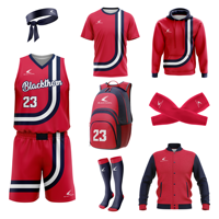 Ensemble de paquets uniformes de basket-ball en polyester/spandex bonne qualité d'usine meilleur prix nouveau design emballé de basket-ball
