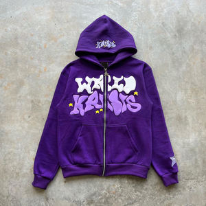 Nouveau fabricant de vêtements streetwear, vente en gros, broderie, impression en relief, ourlet brut, surdimensionné, écologique, fonctionnel, personnalisé - Product Image 4
