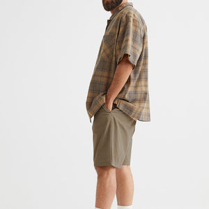 Pantalones Cortos Casuales de Algodón Sólido para Hombre, Transpirables, de Secado Rápido, Ropa Deportiva de Verano, Estilo Americano, Pantalones Cortos Urbanos para Venta en Línea - Product Image 2