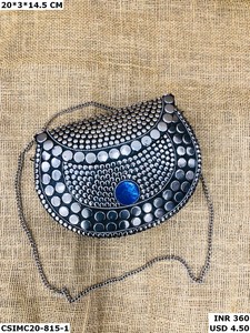 Embragues de noche de mosaico modernos hechos a mano para mujer accesorio artesanal para fiestas y eventos especiales estilo indio - Product Image 5
