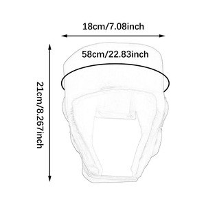 ตัวป้องกันหัวมวยไวกิ้งแบบตะวันออกทำจากหนังและ PU เพื่อเพิ่มประสบการณ์ในการฝึกซ้อมและการแข่งขัน - Product Image 3