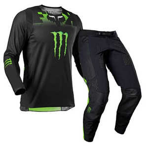 Combinaison personnalisée de motocross MX en deux pièces respirante de production OEM avec logo et marque de pilote pour les équipes - Product Image 6