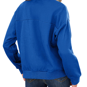 100% Polyester nouveau élégant Bomber veste coupe-vent chaud pour l'hiver respirant manches longues coupe décontractée Bomber veste pour femmes - Product Image 6