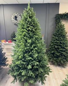 Factory Supply Large Artificial Spruce Christmas <b>Tree</b> Realistic Green Holiday Fir with Metal <b>Stand</b> for Indoor Decor - Product Image 4