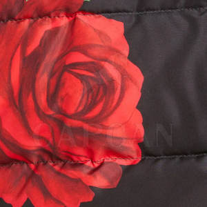 Veste bouffante imprimée pour femmes à la mode élégante toile à manches longues et fermeture éclair chaude tenue à la mode décontractée - Product Image 6