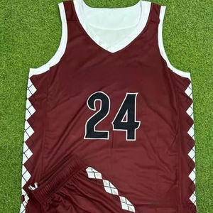 Maillot de basket-ball personnalisé avec nom, numéro et logo, impression numérique, réversible, entraînement, short de basket-ball pour hommes, uniformes de basket-ball - Product Image 1