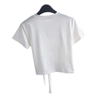 2025 personnalisé blanc femmes respirant haut court t-shirt respirant culture chemise femmes porter culture t-shirt prix de gros
