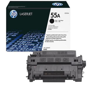 Cartucho de Tóner Original LaserJet Negro 55A CE255A, Cartucho de Impresión de Rendimiento Estándar Genuino para Texto Nítido y Claro, Confiable - Product Image 1