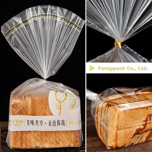 Tùy chỉnh nhựa trong suốt <span class=keywords><strong>OPP</strong></span> Bopp bánh mì miếng vải hình tam giác túi vuông dưới nhiệt niêm phong túi nhựa bao bì cho kẹo và bánh các mặt hàng - Product Image 5