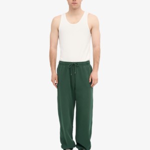 กางเกงกีฬาขายาวขากว้างย้อนยุคใส่ได้ทั้งชายและหญิงกางเกงทรงหลวมสีพื้นโลโก้แบบคลาสสิก - Product Image 3