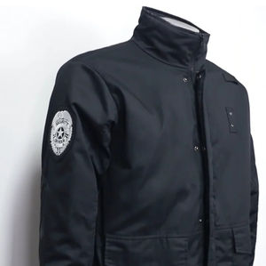 Nouvelle veste bomber d'hiver 2026 pour homme en toile et nylon, imperméable, coupe-vent, respirante, à fermeture éclair, col rond, écologique et légère - Product Image 2