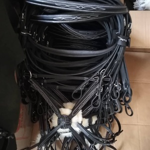 บังเหียนม้าอังกฤษแบบพรีเมี่ยมบุด้วยพลอยเทียมนุ่มตกแต่งทนทานแบบพกพาผู้ผลิตขายส่งมีทั้งหมด - Product Image 4