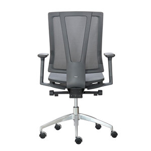 GENESIS02 Premium Office <b>Chair</b> Ergonomic Mesh Back Swivel with Aluminum Base Contemporary Lift Style for Staff for Workshops - Product Image 4