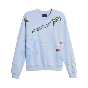 เสื้อสเวตเตอร์ผ้าฝ้ายผสมสีล้วนสำหรับผู้ชายเสื้อแนวสตรีทผ้าแห้งเร็วระบายอากาศได้ดี - Product Image 1