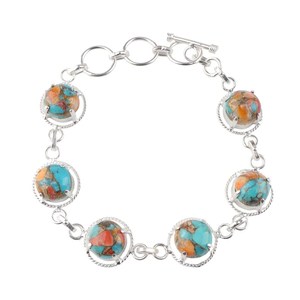 Pulsera de Tenis de Plata de Ley 925 con Circonita Natural de Ostra Espinosa, Diseño Clásico Simple, Regalo de Lujo para Mamá - Product Image 5