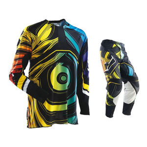 Breathable Motorcycle Racing <b>Gear</b> <b>Set</b> Windproof Printed Techniques Custom Logo Motocross Jersey Pants Suit Uniforms Dirt Bike - Product Image 4