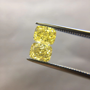Fantaisie Intense Jaune 0.51 Carat Coussin Diamant Coupe Excellent VS2 Diamant Lâche pour la Fabrication de Bijoux Utilisation à Prix de Gros - Product Image 1