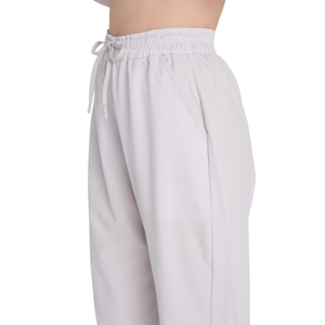 Pantalons modestes pour femmes sur mesure, jambes larges, respirants, en élasthanne/polyester, leggings de sport pour la salle de sport, vêtements d'inspiration islamique, taille élastique - Product Image 3