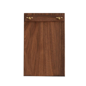 Panneaux de signalisation de <span class=keywords><strong>restaurant</strong></span> de taille personnalisée Panneau de menu en bois avec élastiques Presse-papiers sans clip pour porte-reçus Présentateur de chèques - Product Image 2