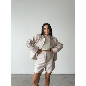 Shorts de Cachemira con Diseño Espigado, Transpirables y Cómodos - Product Image 6