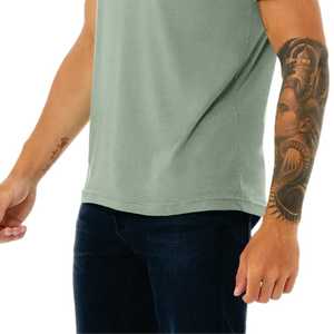 T-shirt Homme Manches Courtes Col Rond Haute Qualité Polyester/Coton Uni Anti-rétrécissement Coupe Classique 280g Logo & Design Personnalisés - Product Image 5