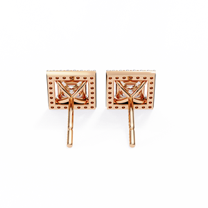 ต่างหูตัดเพชร CVD สำหรับผู้หญิงทันสมัยแล็บทองคำสำหรับใส่ไปงานปาร์ตี้ - Product Image 3