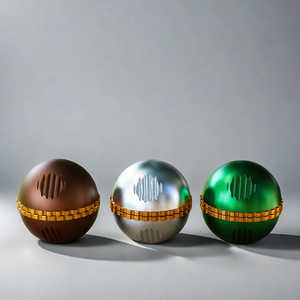 กล่องกระดาษม้วนรูปทรงลูกบอลที่ทันสมัยไฟแช็คทำจากแก้วสังกะสีโลหะพลาสติกและอุปกรณ์สำหรับสูบบุหรี่ - Product Image 1