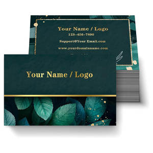 Elegancia a Medida: Diseñe sus Propias Tarjetas de Visita Personalizadas con Logotipo, Texto y Acabado en Relieve, Opciones de Cartón/Cartón Corrugado - Product Image 4