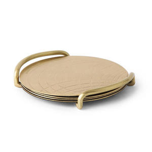 Sous-verre en acier inoxydable blanc personnalisé avec support en métal pour taille personnalisée, prix bon marché avec utilisation manuelle - Product Image 4