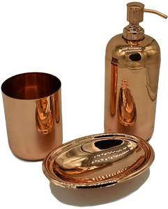 Juego de Baño de Metal, Accesorios Creativos para el Hogar, Toallero Decorativo, Jabonera, Portacepillos de Dientes, Organizador de Almacenamiento, Exhibidor - Product Image 1