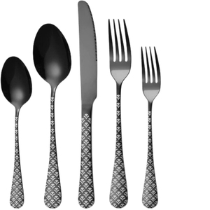 High Quality Hotel Cutlery Simplicity Stainless Steel Cutlery Set Luxury Mirror Polish Silverware <b>Flatware</b> for Wedding Dinner - Product Image 1