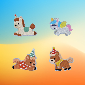 Parche Bordado de Unicornio de Dibujos Animados, Diseño Personalizado para Tela y Sombreros de Lona - Product Image 5