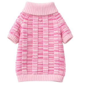 Suéter Rosa para Perro, Suave y Cálido, Jersey para Mascotas, Ropa de Punto Acogedora para Invierno, para Perros Pequeños y Medianos, Textura Linda, Estilo Diario - Product Image 5