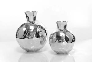 แจกันดอกไม้ทำจากโลหะสีผสมเข้ากันดีที่สุด,แจกันและแจกันดอกไม้ดีไซน์แฮนด์เมดสำหรับตกแต่งบ้านสีเขียว - Product Image 6