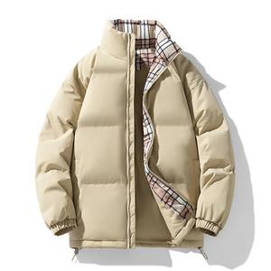 Veste bouffante chaude d'hiver de haute qualité pour hommes manteau de sport décontracté à capuche avec duvet de coton nouvelle mode toile épaisse pour les Couples - Product Image 6