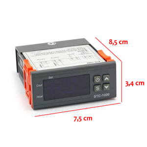 Controlador de Temperatura Digital LCD STC-1000, Termostato de 12V - Product Image 2