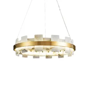 AlessaStone Modern Classic Rectangular Chandelier Warm <b>White</b> <b>Light</b> 3000K CCT E12 for Home Hotel Restaurant Villa Contemporary - Product Image 2