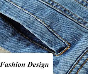 Nouvelle veste en jean pour homme de style streetwear vintage d'hiver, design patchwork personnalisé, coton et polyester - Product Image 4