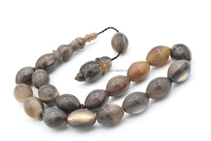 Cuerno de búfalo REAL Oración islámica 33 Cuentas Tasbih Misbaha Rosario musulmán Tasbih 33 Sibha Cuentas DE PREOCUPACIÓN Regalo musulmán 8mm Tasbih Por FWE - Product Image 5