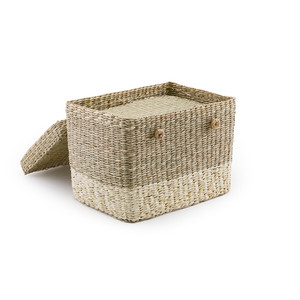 Best Selling Sustainable Seagrass <b>Basket</b> Flexible Natural Storage for Sundries Made in Vietnam with Dimensional Tolerance - Product Image 3