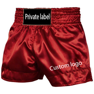 Pantalones cortos de boxeo Muay Thia hechos a medida de alta calidad, pantalones cortos MMA personalizados Kickboxing Muay Thai Shorts - Product Image 2