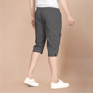 Pantalones cortos de carga largos personalizados para hombre, pantalones de gimnasio al aire libre de ajuste regular deportivo Retro Para Estilo de vida activo y atractivo vintage - Product Image 2